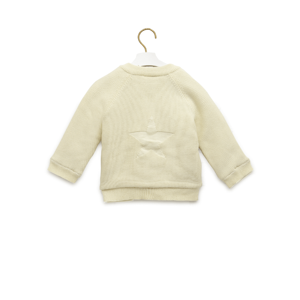 The Baby Trunk Cardigan with Sherpa
