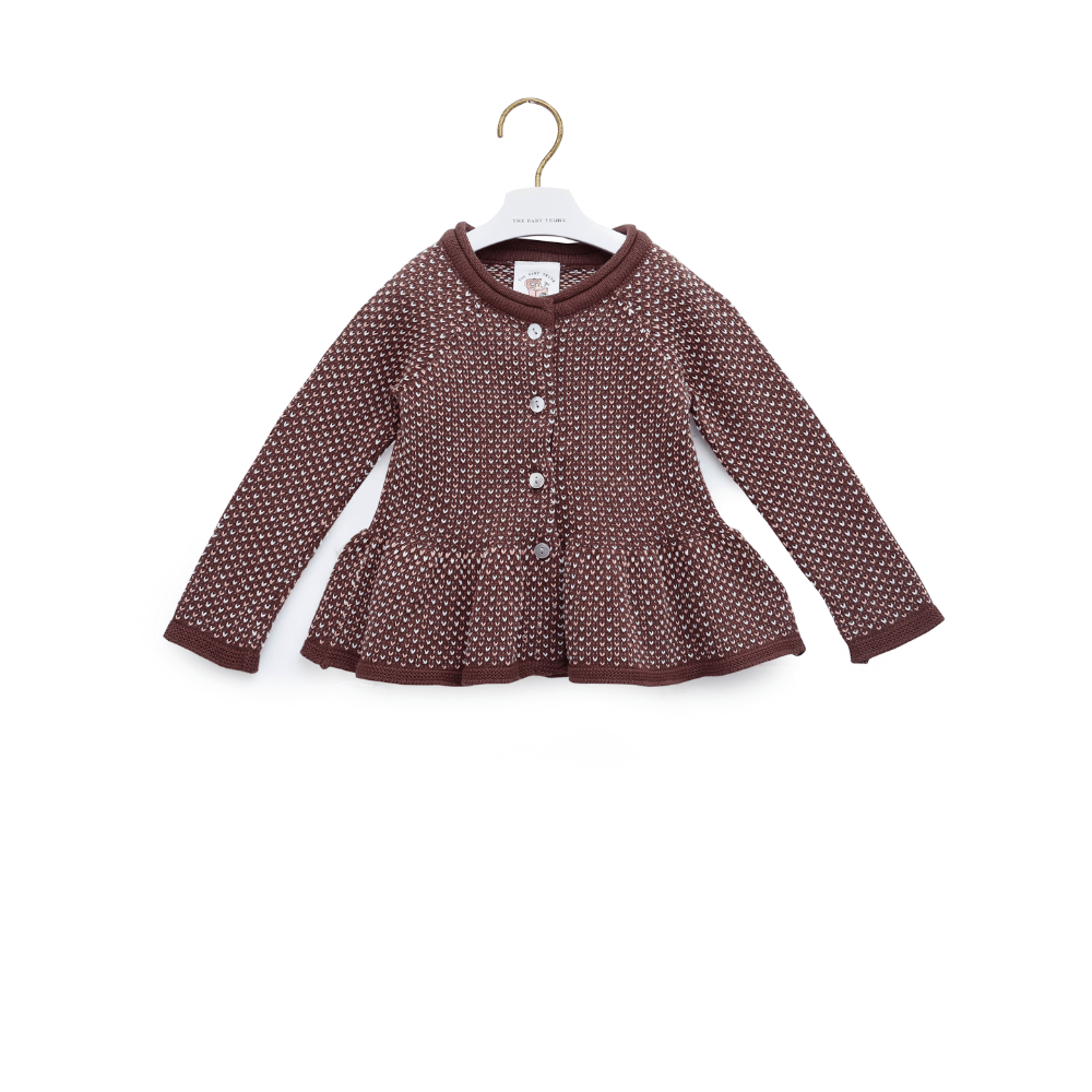 The Baby Trunk Peplum Cardigan