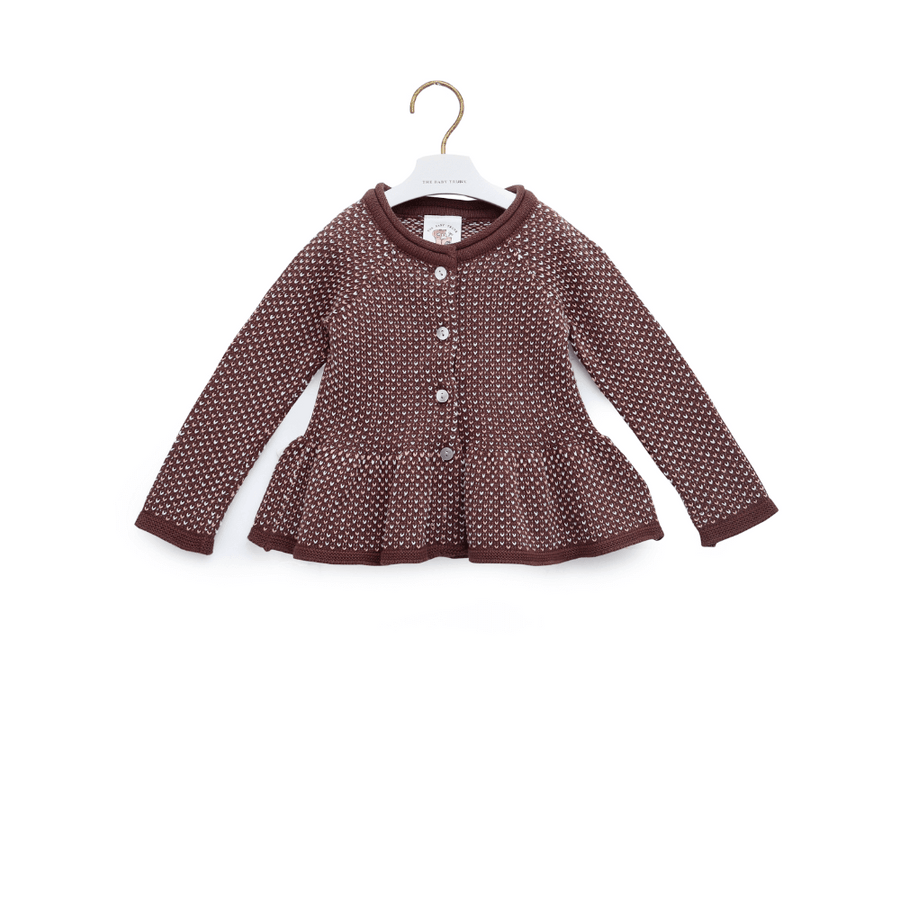 The Baby Trunk Peplum Cardigan