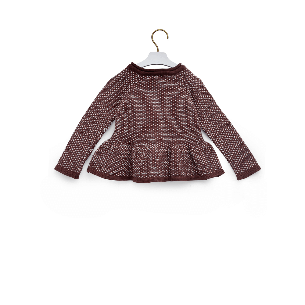 The Baby Trunk Peplum Cardigan