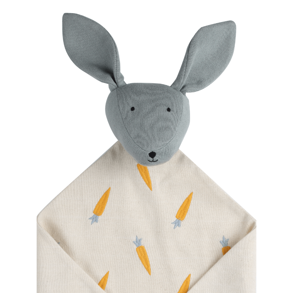 The Baby Trunk Rabbit with Carrot Comforter