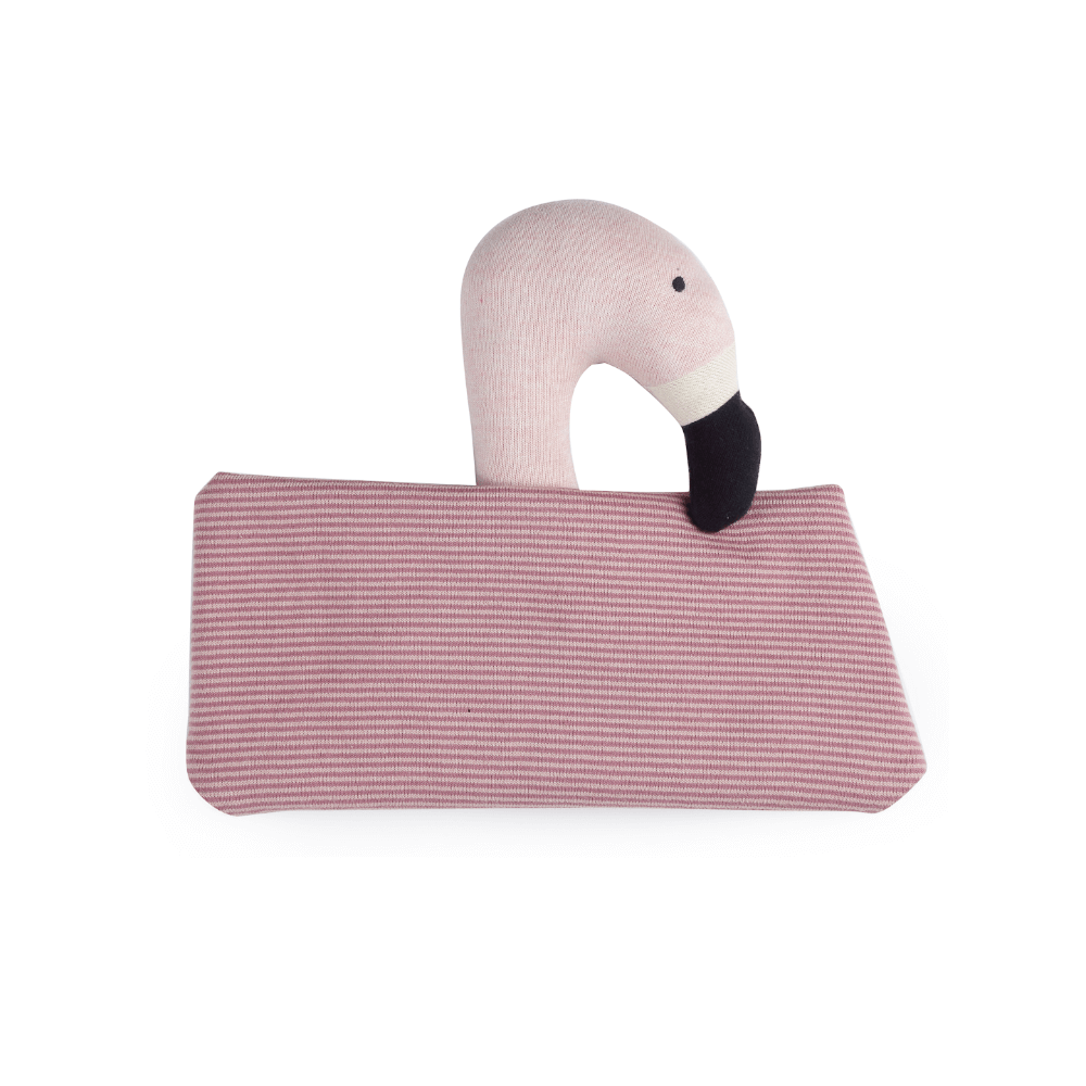 The Baby Trunk Flamingo Comforter