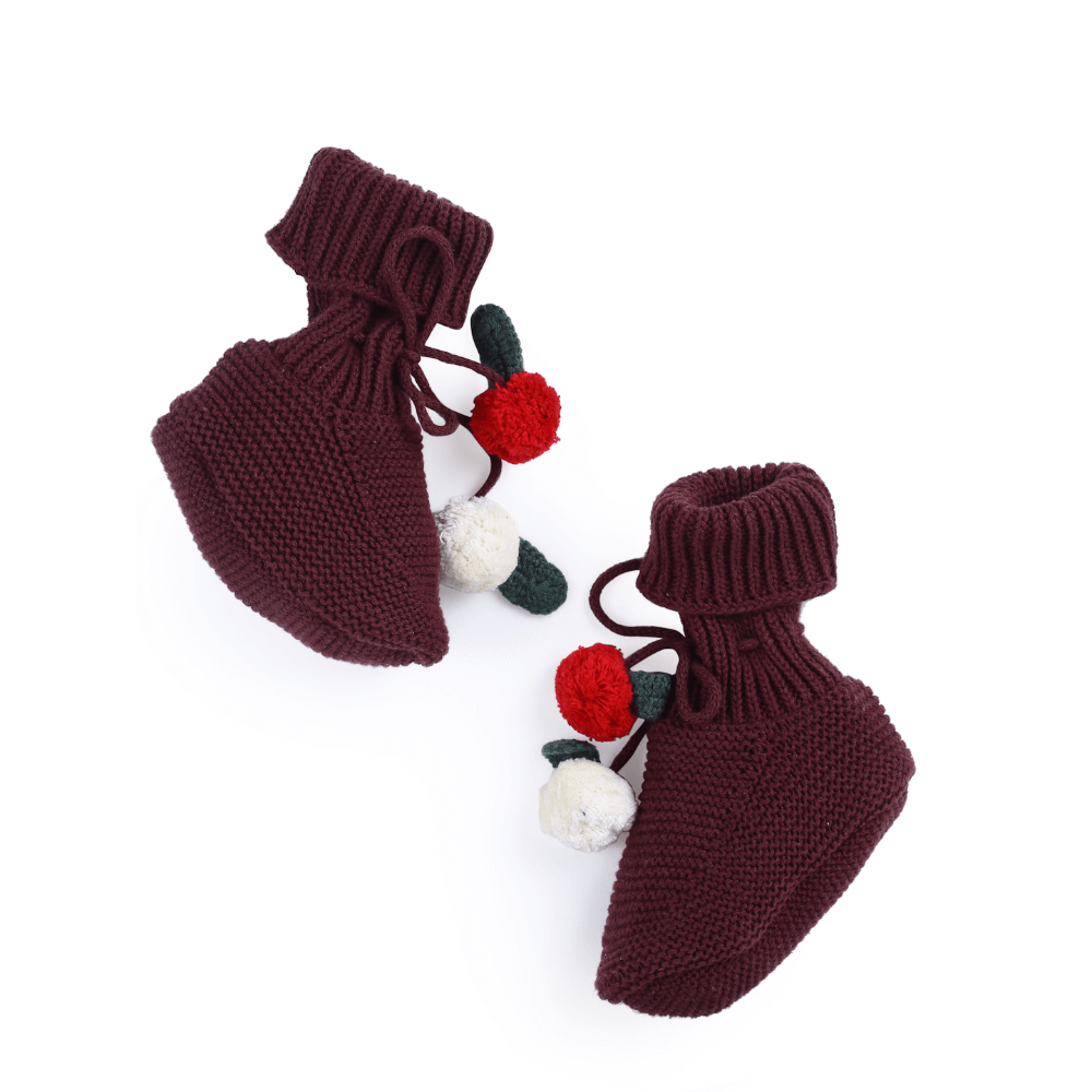 The Baby Trunk Nuts Christmas Booties