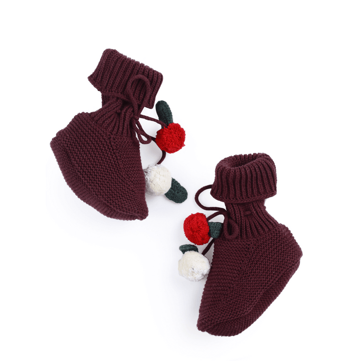The Baby Trunk Nuts Christmas Booties