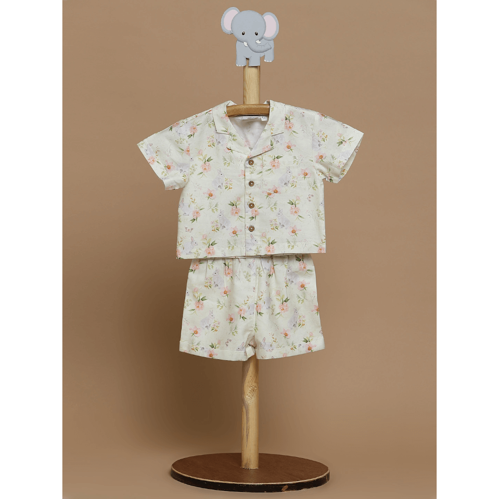The Baby Trunk Happy Bunny Co-ord Set