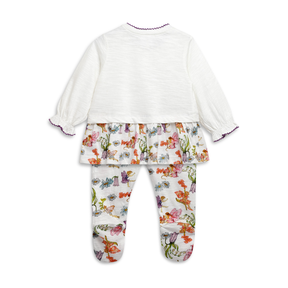 The Baby Trunk Peplum Co-ord Set - Garden Fairy