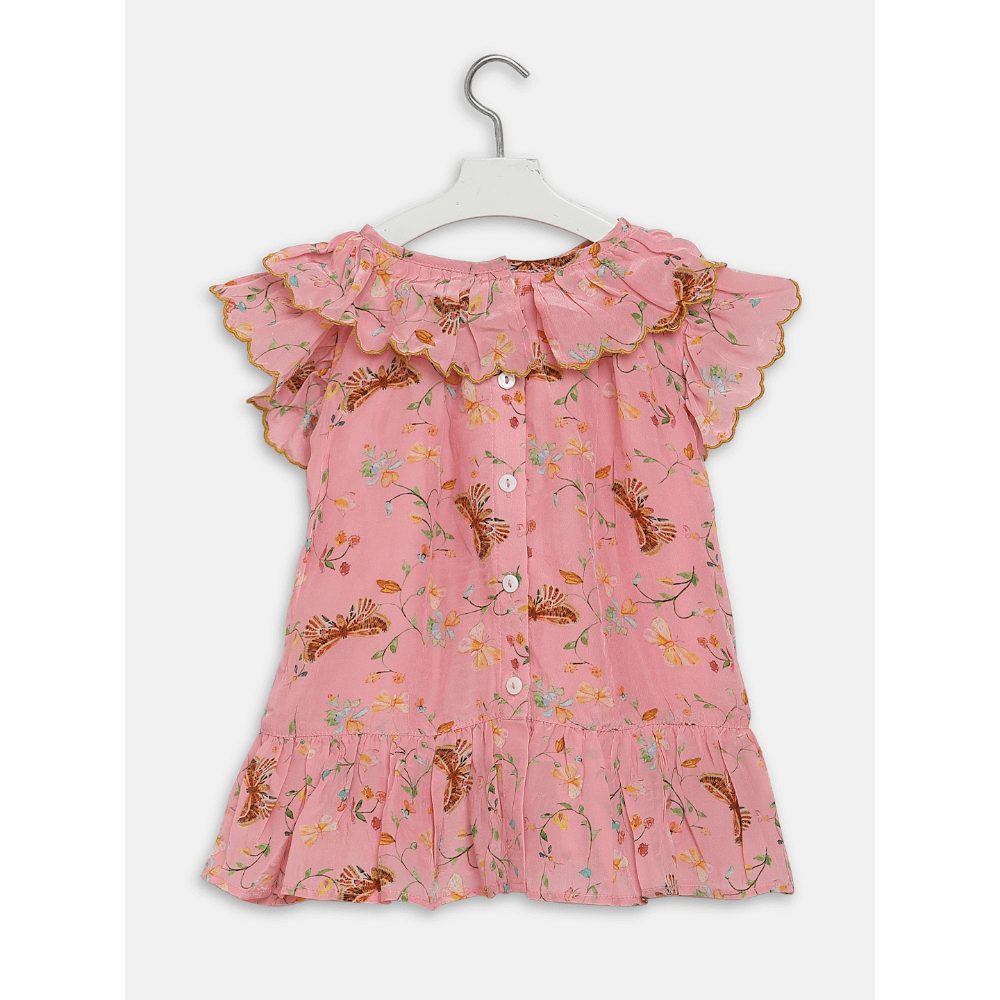 butterfly garden - pink