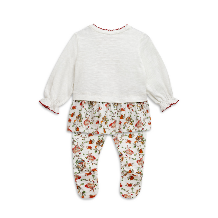 The Baby Trunk Peplum Co-ord Set - Red Riding Hood