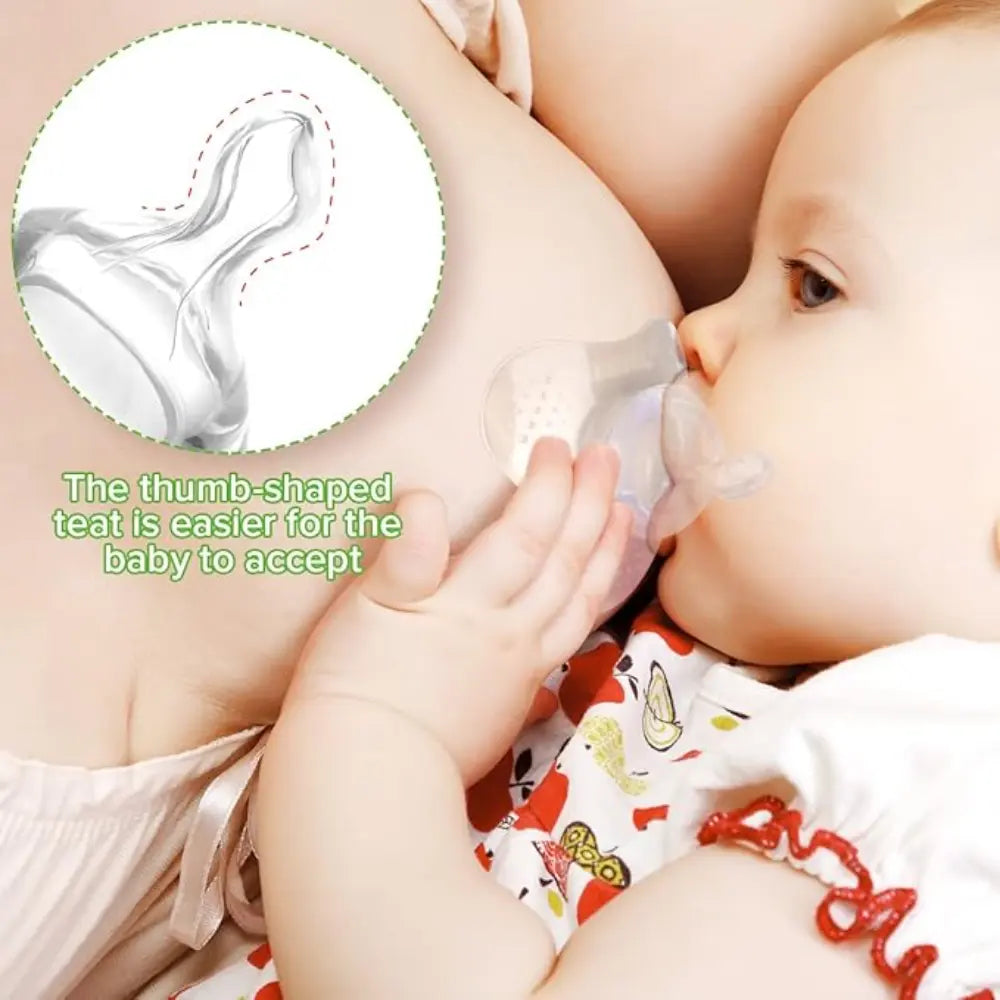 Haakaa Breastfeeding Nipple Shield – Orthodontic Teat for Comfortable Latch – Round Base