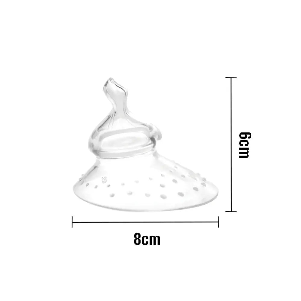 Haakaa Breastfeeding Nipple Shield – Orthodontic Teat for Comfortable Latch – Round Base