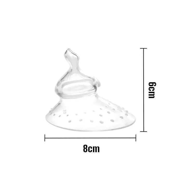 Haakaa Breastfeeding Nipple Shield – Orthodontic Teat for Comfortable Latch – Round Base