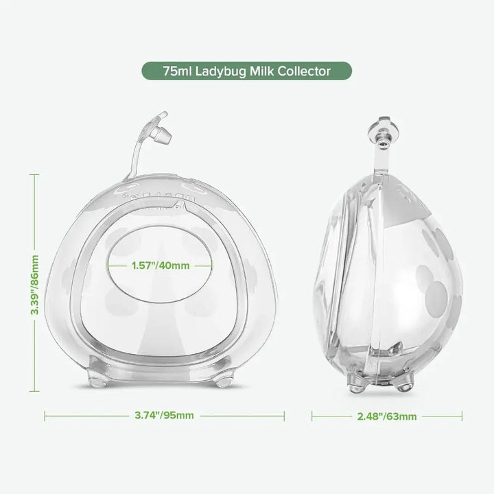 Haakaa Ladybug Silicone Breast Milk Collector – Leak-Free Passive Milk Collection – 75ml