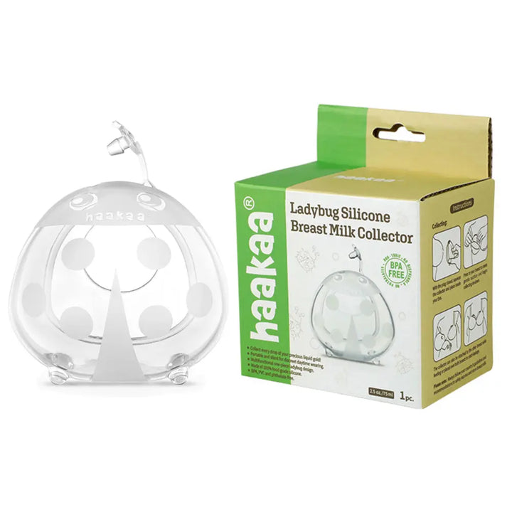 Haakaa Ladybug Silicone Breast Milk Collector – Leak-Free Passive Milk Collection – 75ml