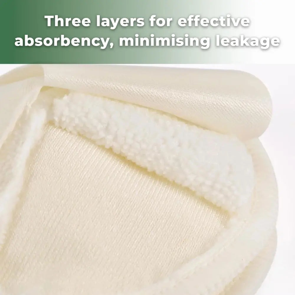 Haakaa All-Day Reusable Nursing Pad Set – Leak Protection &amp; Comfort for Breastfeeding