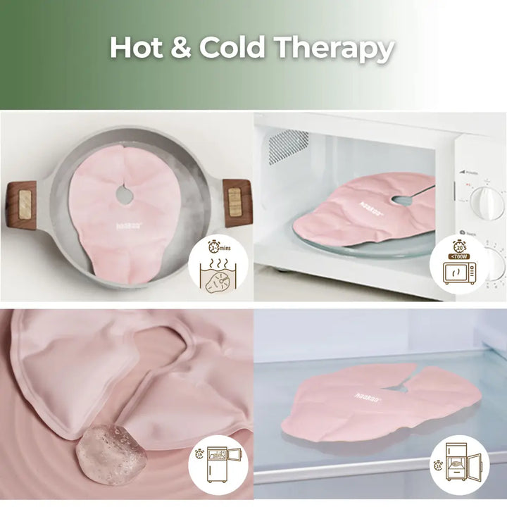 Haakaa Hot &amp; Cold Reusable Breast Compression Pads with Organic Cotton Sleeves