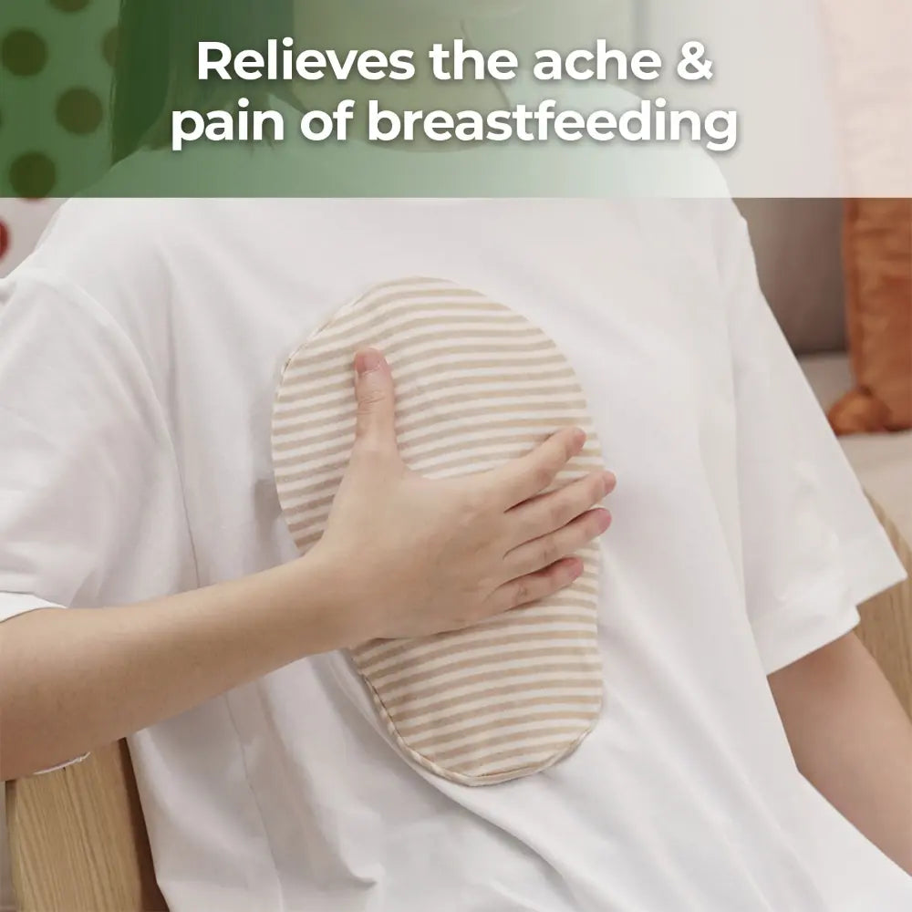 Haakaa Hot &amp; Cold Reusable Breast Compression Pads with Organic Cotton Sleeves