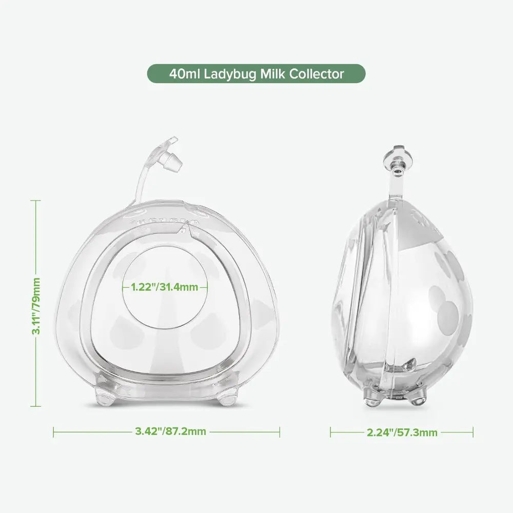 Haakaa Ladybug Silicone Breast Milk Collector – Leak-Free Passive Milk Collection – 40ml