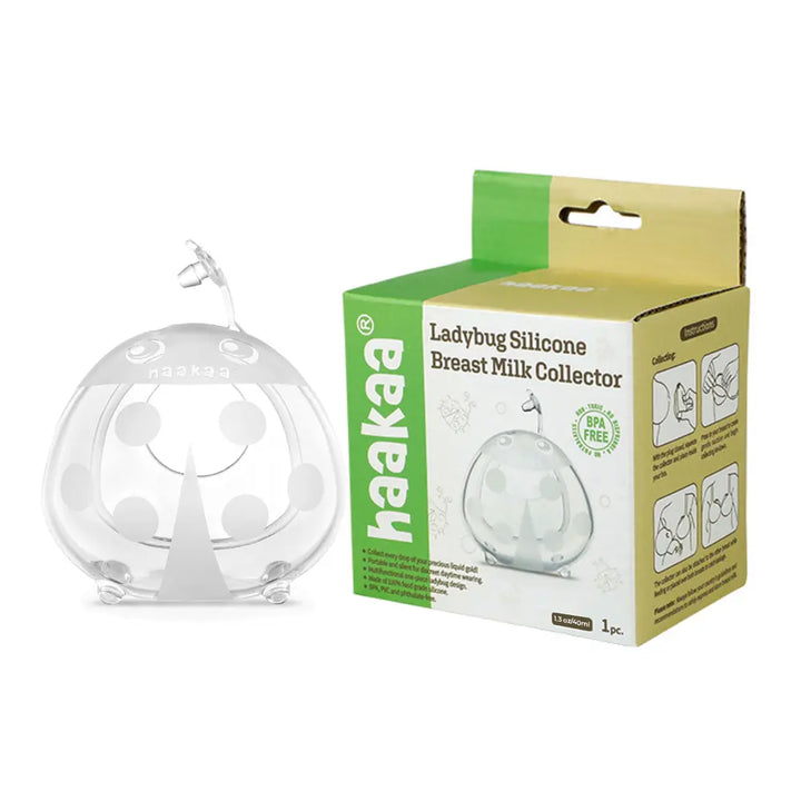 Haakaa Ladybug Silicone Breast Milk Collector – Leak-Free Passive Milk Collection – 40ml
