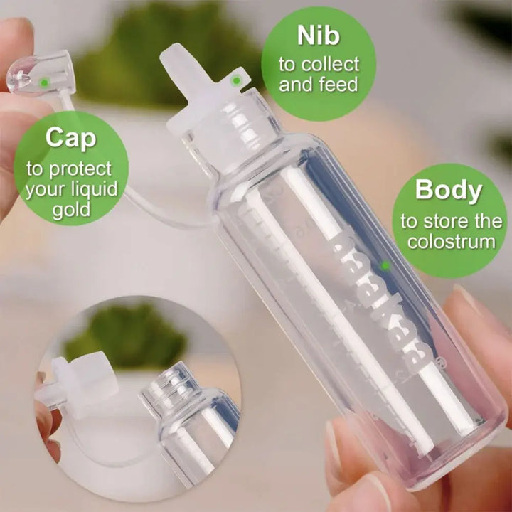 Haakaa Silicone Colostrum Collector (Pre-Sterilised) – Safe First Milk Collection – 20ml – 1pc