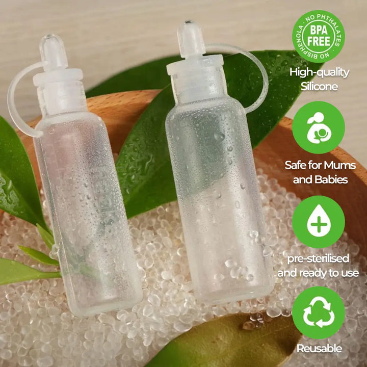 Haakaa Silicone Colostrum Collector (Pre-Sterilised) – Safe First Milk Collection – 20ml – 1pc