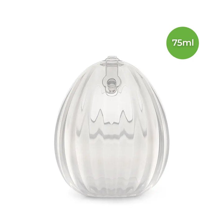 Haakaa Shell Wearable Silicone Breast Pump – Hands-Free &amp; Discreet Milk Collection – 75ml