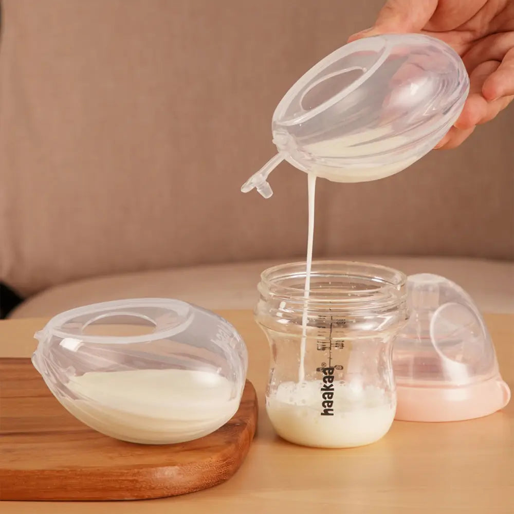 Haakaa Shell Wearable Silicone Breast Pump – Hands-Free &amp; Discreet Milk Collection – 75ml
