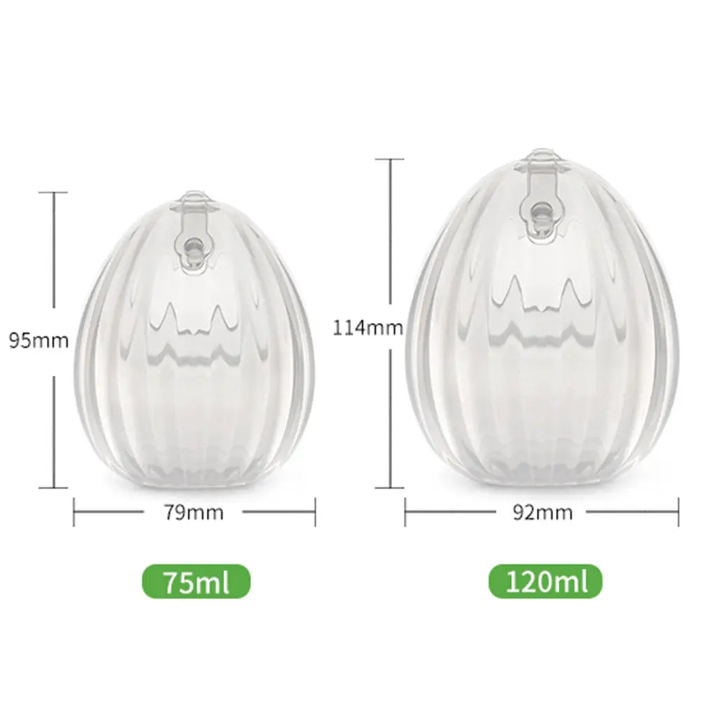 Haakaa Shell Wearable Silicone Breast Pump – Hands-Free &amp; Discreet Milk Collection – 75ml