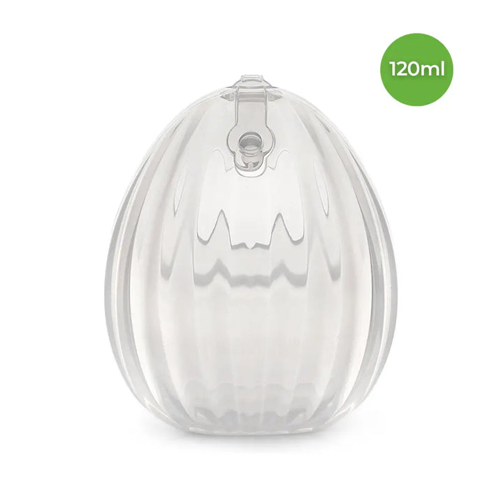Haakaa Shell Wearable Silicone Breast Pump – Hands-Free &amp; Discreet Milk Collection – 120ml