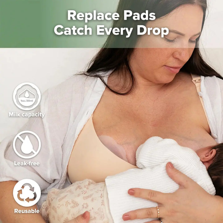 Haakaa Petal Soft Silicone Milk Collector – Gentle Hands-Free Milk Collection – 1pc