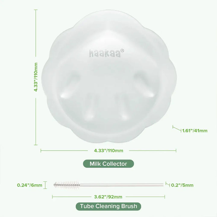 Haakaa Petal Soft Silicone Milk Collector – Gentle Hands-Free Milk Collection – 1pc