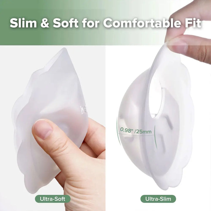 Haakaa Petal Soft Silicone Milk Collector – Gentle Hands-Free Milk Collection – 1pc