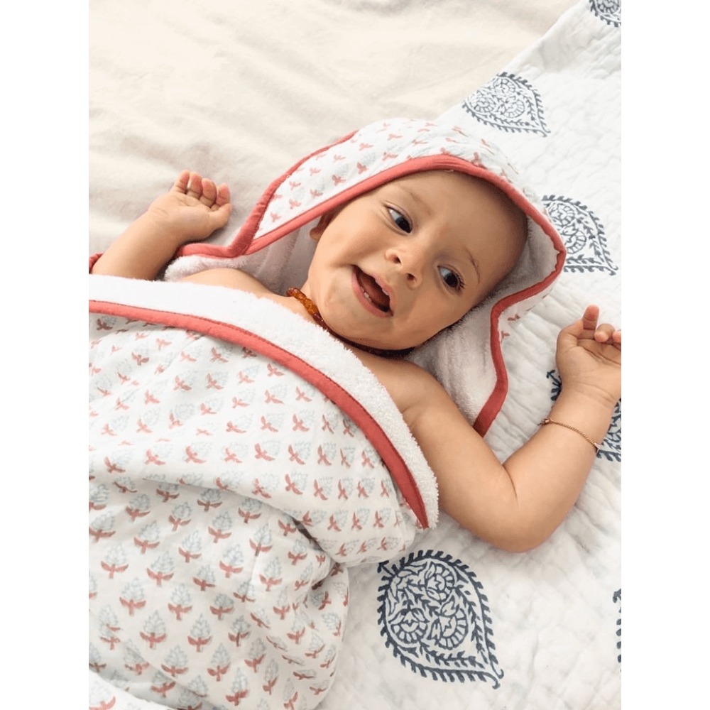 Malabar Baby Block Printed Towel