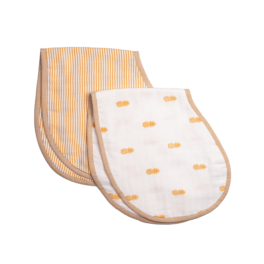 Masilo Organic Muslin Burp Cloth & Bib (Pack of 2)