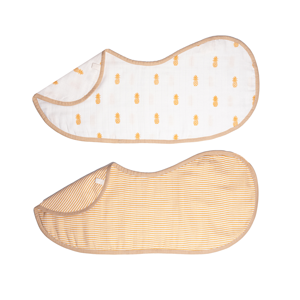 Masilo Organic Muslin Burp Cloth & Bib (Pack of 2)