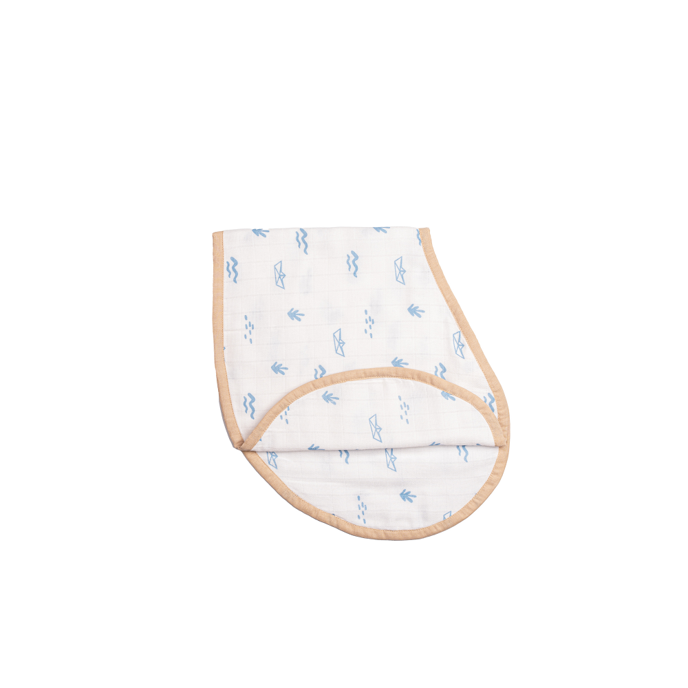 Masilo Organic Muslin Burp Cloth & Bib (Pack of 2)