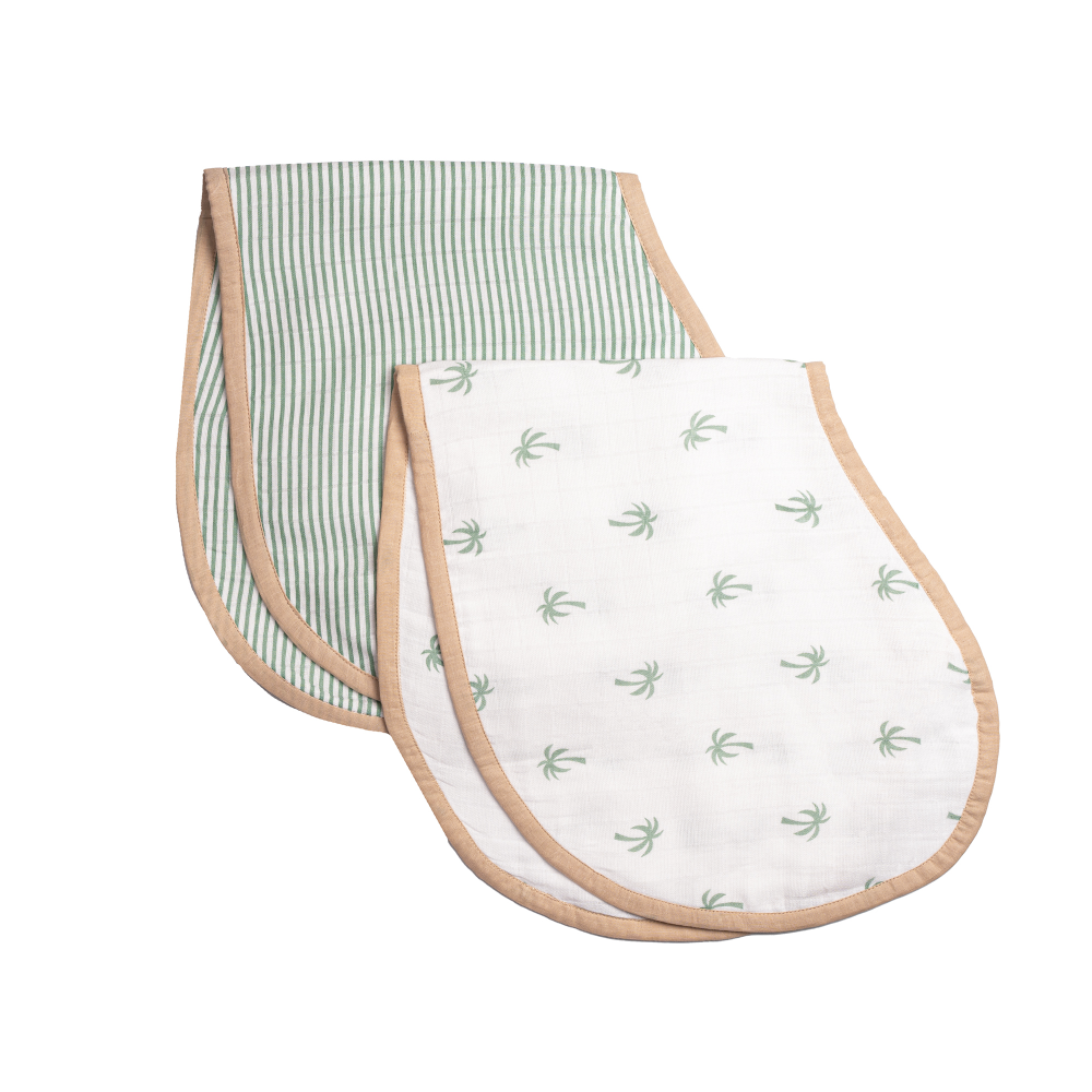 Masilo Organic Muslin Burp Cloth & Bib (Pack of 2)