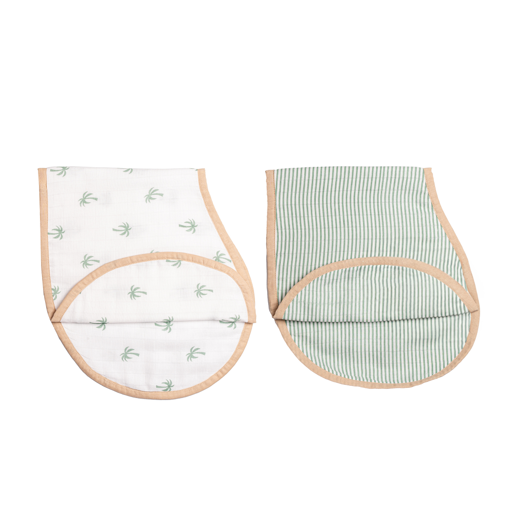 Masilo Organic Muslin Burp Cloth & Bib (Pack of 2)