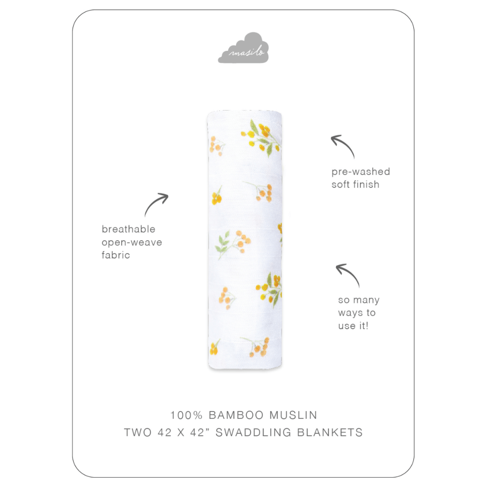 Masilo Bamboo Muslin Swaddle 0-2 Years