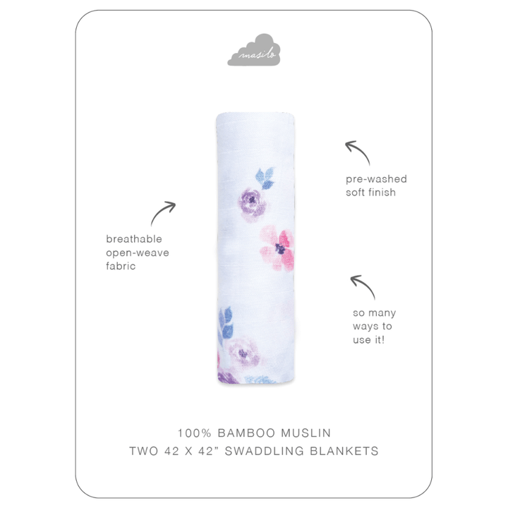 Masilo Bamboo Muslin Swaddle 0-2 Years