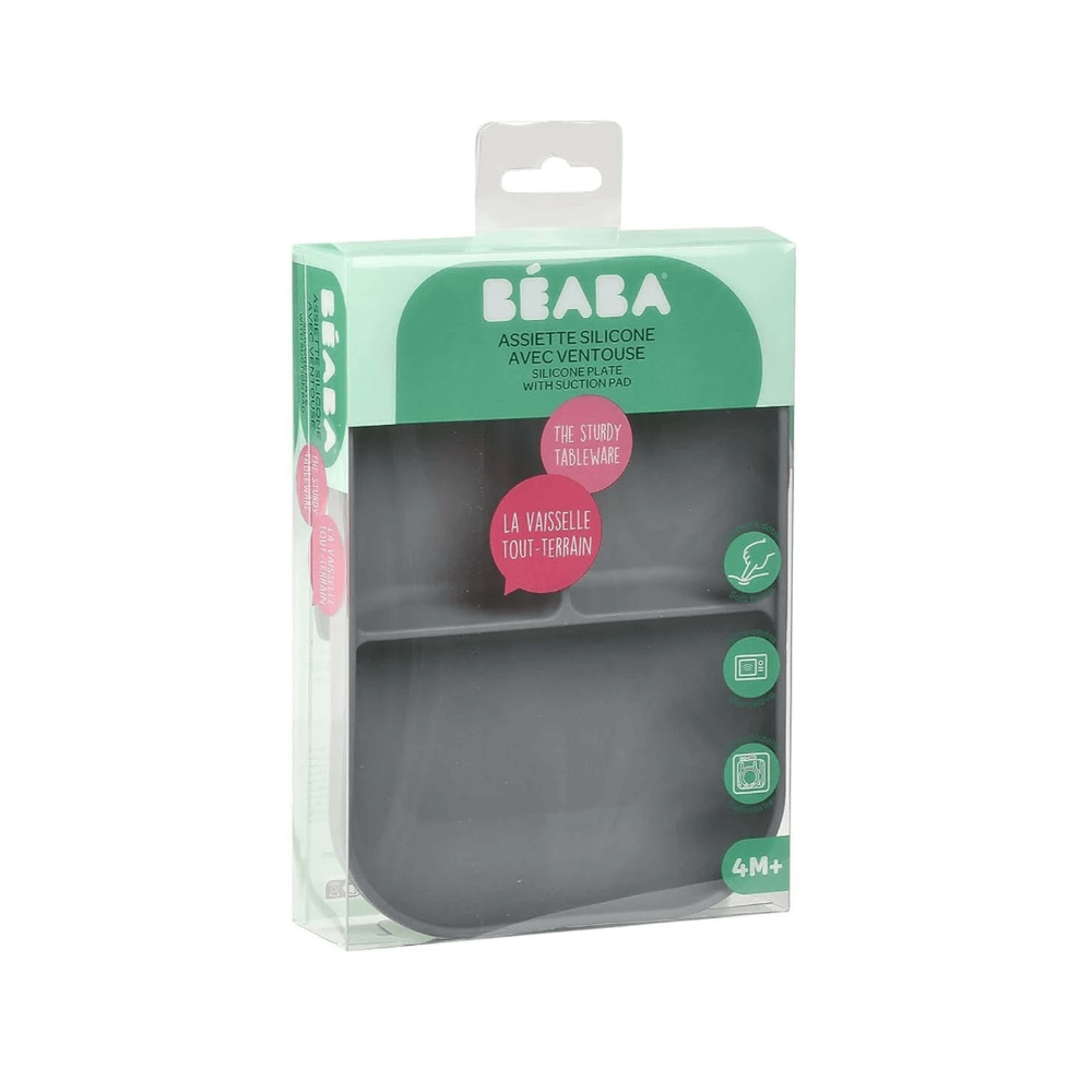 Beaba Silicone Suction Divided Plate