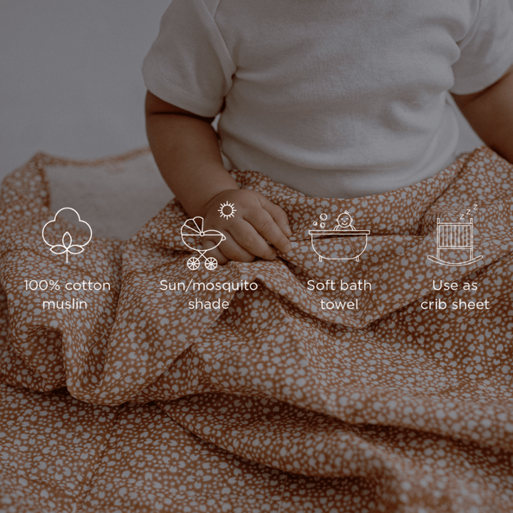 Raamae Muslin Swaddle Set - Garden