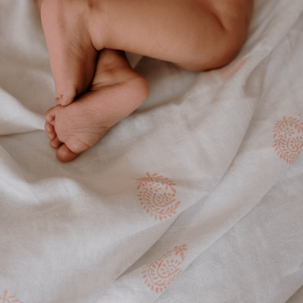 Raamae Muslin Swaddle Set - Orchid