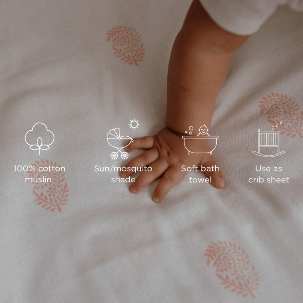 Raamae Muslin Swaddle Set - Orchid
