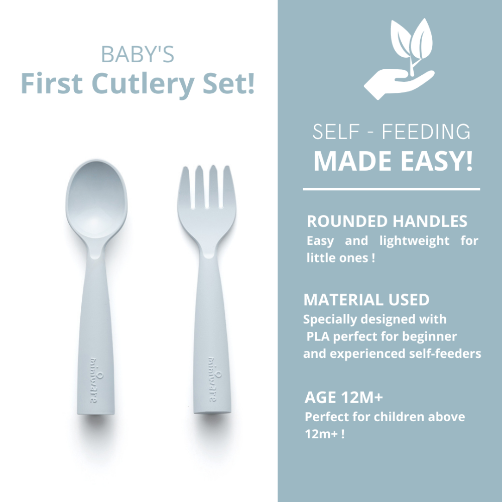 Miniware My First Cutlery Fork & Spoon Set