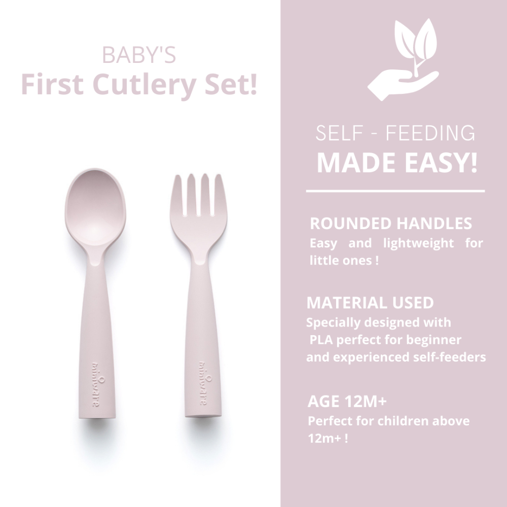 Miniware My First Cutlery Fork & Spoon Set