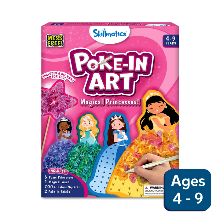 Skillmatics Art &amp; Craft Activity - Poke-in Art Magical Princesses