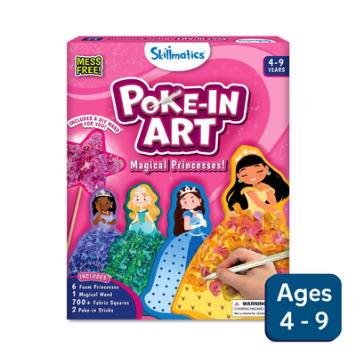 Skillmatics Art & Craft Activity - Poke-in Art Magical Princesses