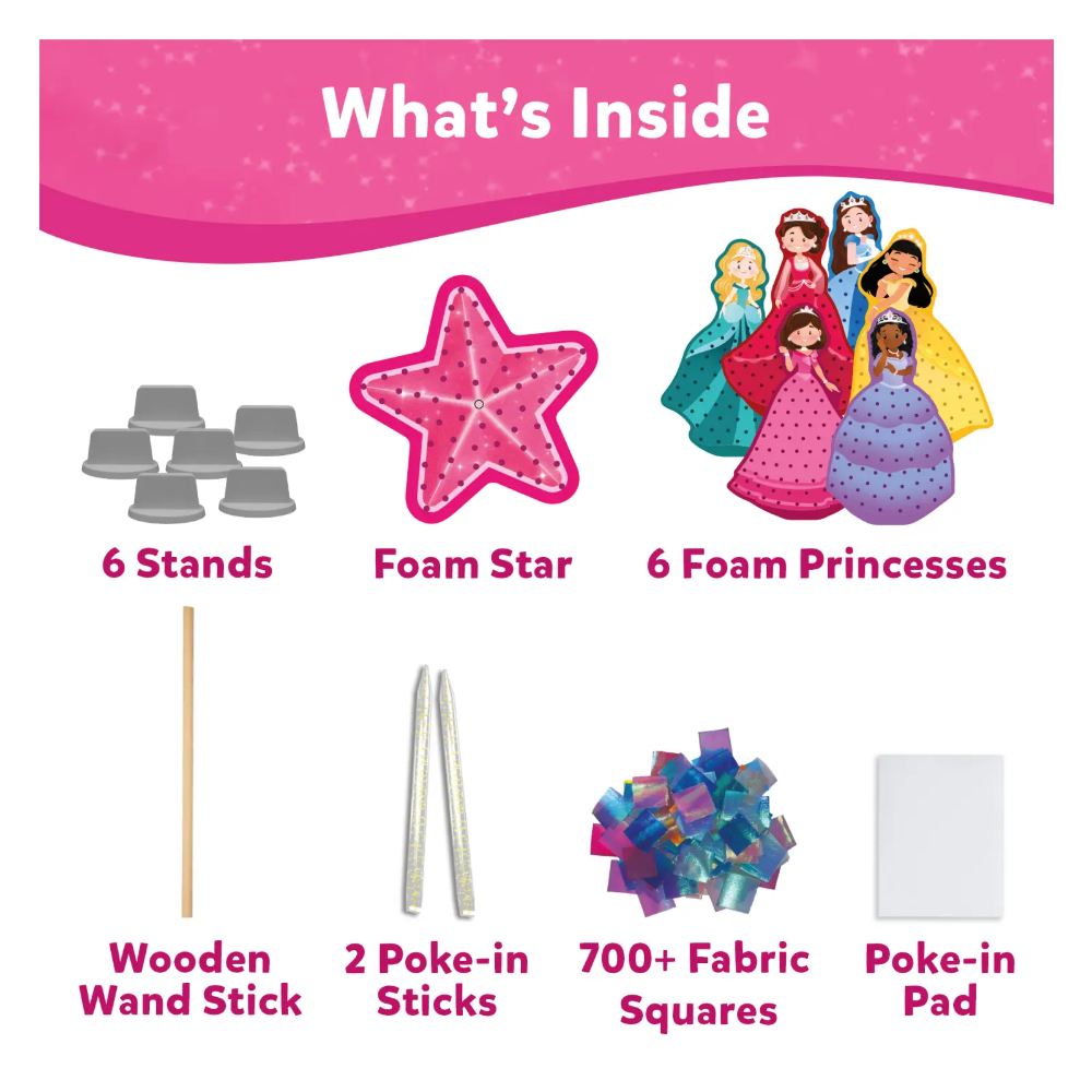 Skillmatics Art & Craft Activity - Poke-in Art Magical Princesses