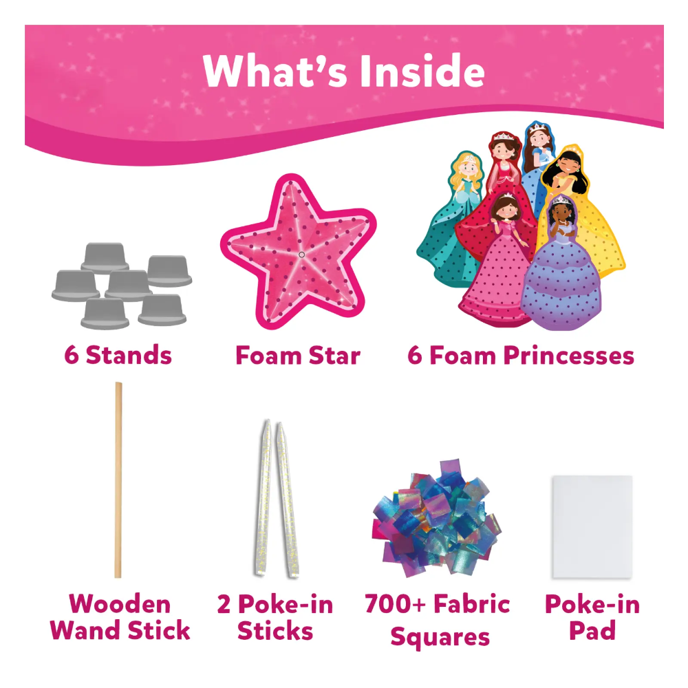 Skillmatics Art &amp; Craft Activity - Poke-in Art Magical Princesses