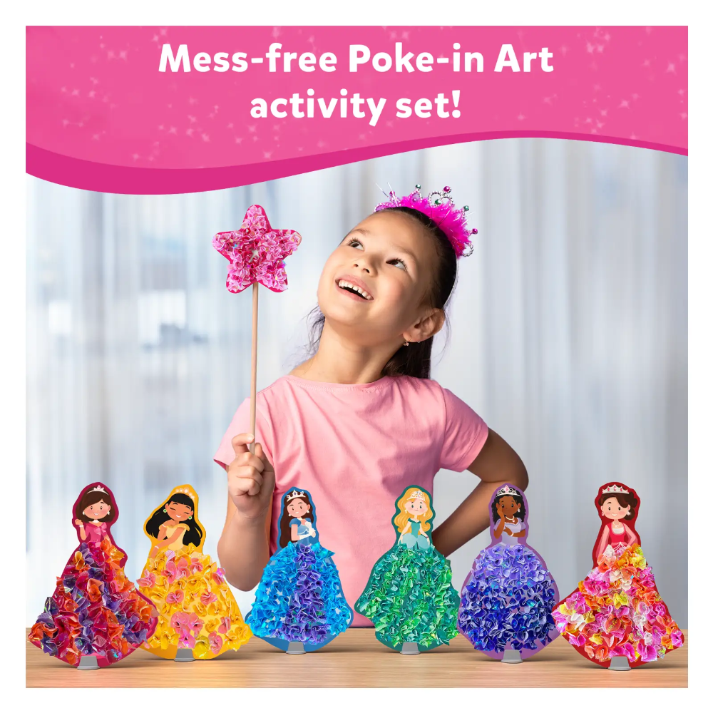 Skillmatics Art &amp; Craft Activity - Poke-in Art Magical Princesses